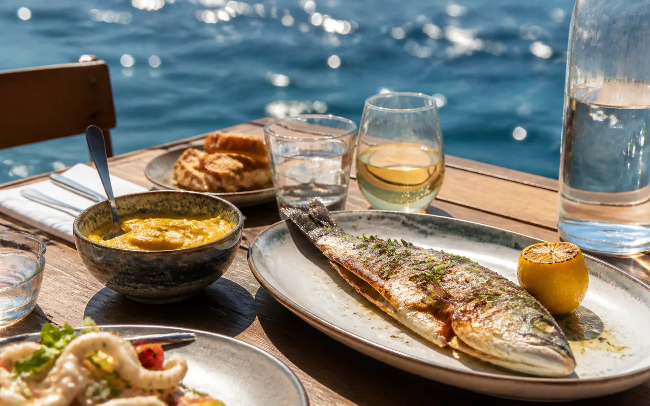 Cuisine marine aux accents méditerranéens