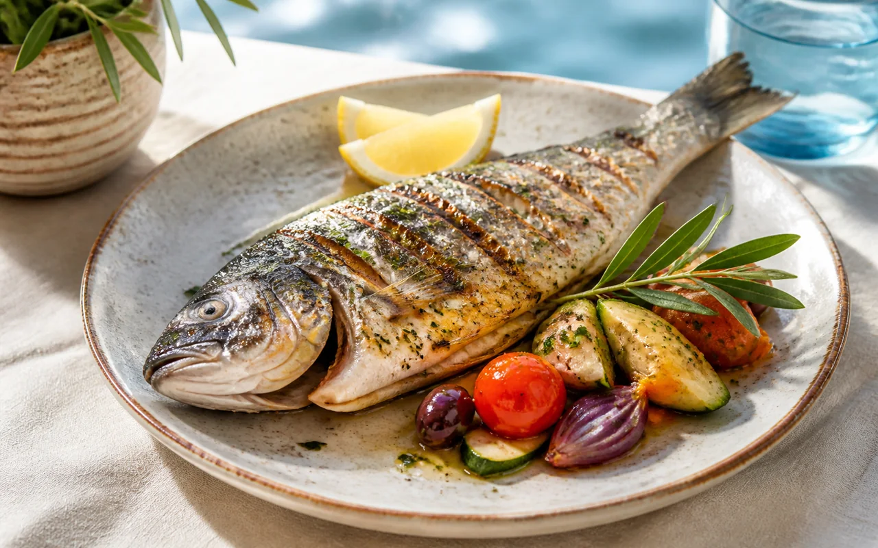 Cuisine méditerranéenne aux produits de la mer
